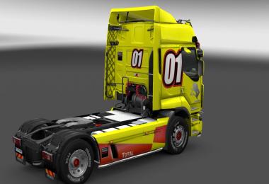 Renault Premium Racing Yellow Skin