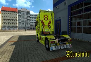 Scania Yellow Shark Skin