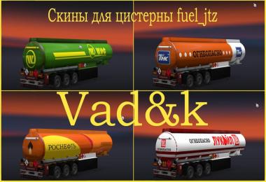 Skins Russian Companies for Tanks Fuel JTZ