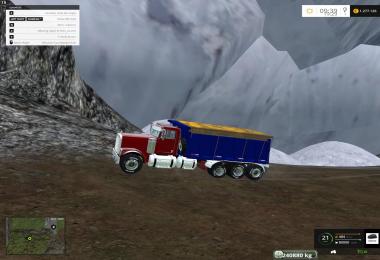 Truck for the map mining construction economy V2