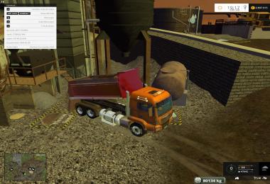 Truck for the map mining construction economy V2