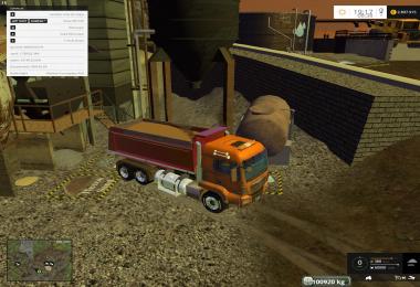 Truck for the map mining construction economy V2