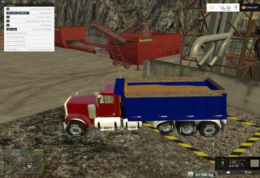 Truck for the map mining construction economy V2