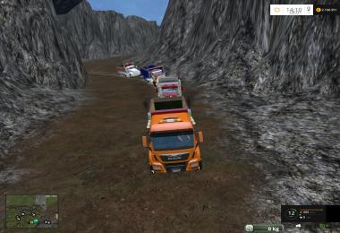 Truck for the map mining construction economy V2