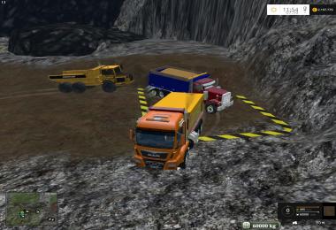 Truck for the map mining construction economy V2