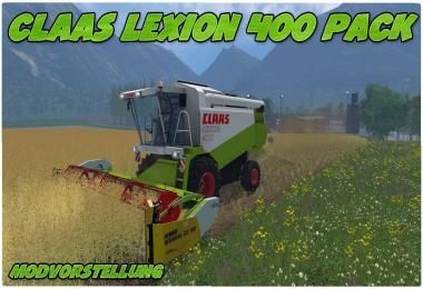 Claas Lexion 400 Pack v1.1