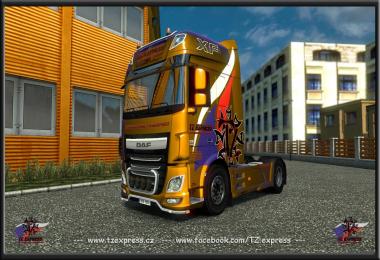 DAF XF Euro 6 TZ Express Skin