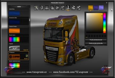 DAF XF Euro 6 TZ Express Skin