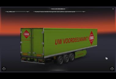 Dutch supermarket trailer pack