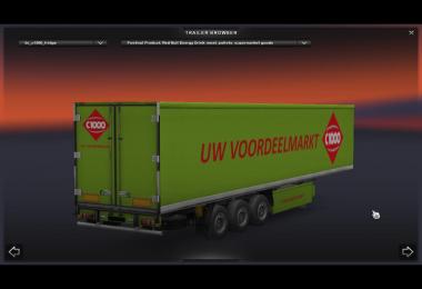 Dutch supermarket trailer pack