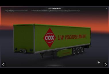Dutch supermarket trailer pack