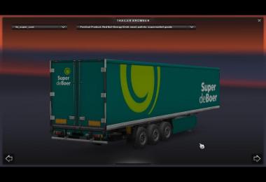 Dutch supermarket trailer pack