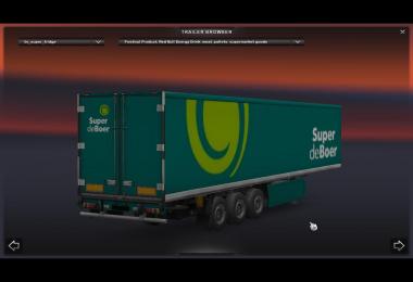 Dutch supermarket trailer pack