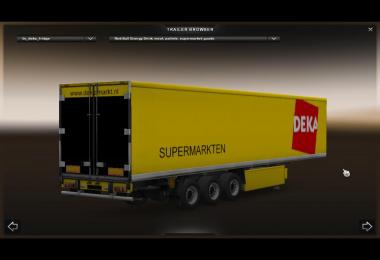 Dutch supermarket trailer pack