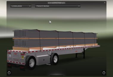 Fontaine Phantom Flatbed Trailer