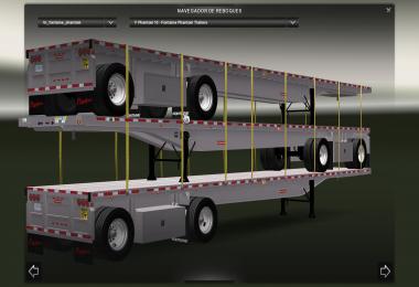 Fontaine Phantom Flatbed Trailer