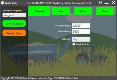 FS2015 Toolkit 2.0.0.0