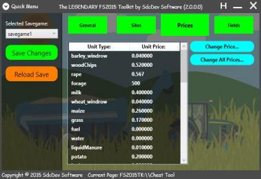 FS2015 Toolkit 2.0.0.0