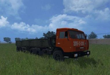 Kamaz 54115 + MAZ 9380 Trailer