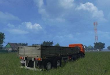 Kamaz 54115 + MAZ 9380 Trailer