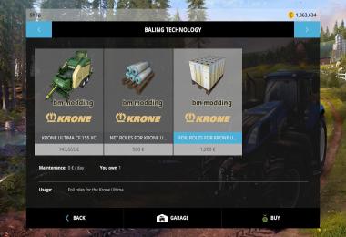 Krone Ultima CF 155 XC