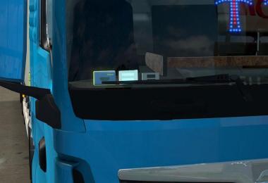 Nameplate + Telepass for MAN Euro 6