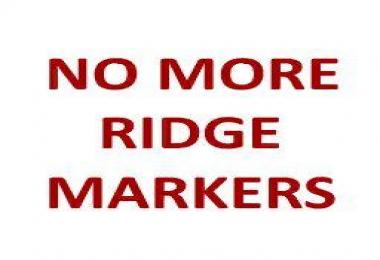 No More Ridge Markers