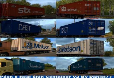 Pack di Trailer container con reali skin v2.0