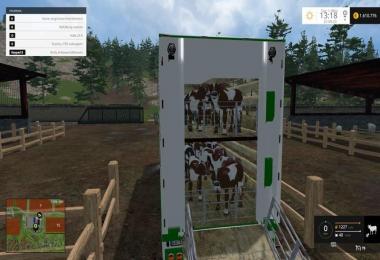 Scania cattle trailer v1.2 mit Jungtieren