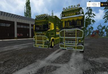 Scania cattle trailer v1.2 mit Jungtieren