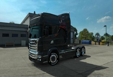 Scania Exc Longline RJL Spider Man Skin