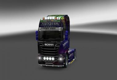Scania Streamline Monster Energy Drink v1.19.x