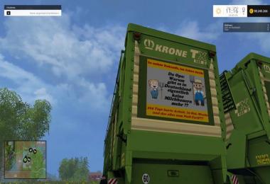 Shield for loading wagons v1.0