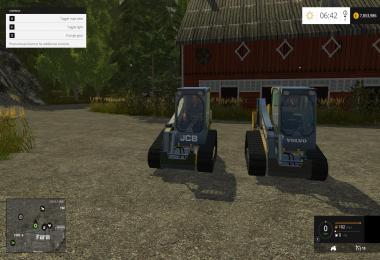 Skidsteer Pack JCB + Volvo