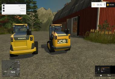 Skidsteer Pack JCB + Volvo