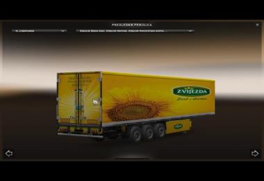 Zvijezda trailer refrigerated trailer v1.0