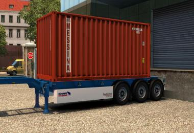 4 Trailer Container 20 ft Skins real V1