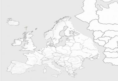 Road Atlas Map Background ETS2