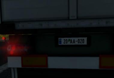 Azerbayjan 20-AA-020 Plate