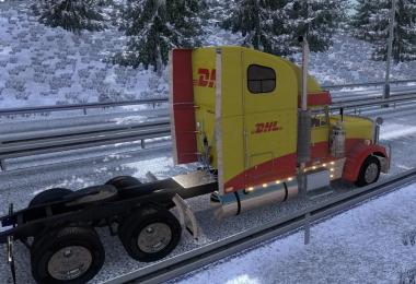 DHL skin for Freightliner Classic XL