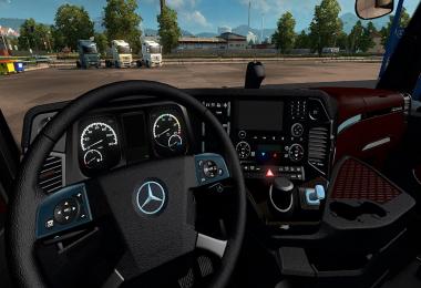 Mercedes Benz Actros MP4 Red & Black Interior