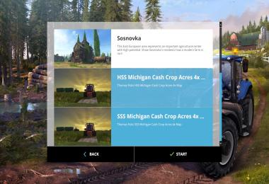 Michigan Cash Crop Acres V1 Dual Maps by Stevie