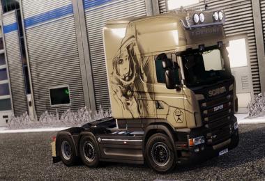 Scania RJL Gagarin Skin 1.21.1