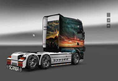 Scania RJL RS Sanset Skin v2.0