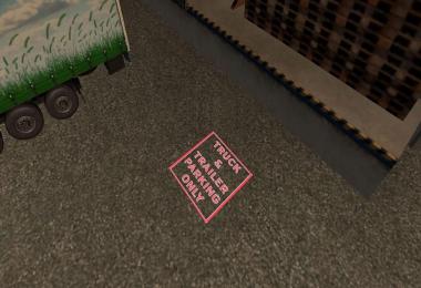 Truck & Trailer Parking Symbol