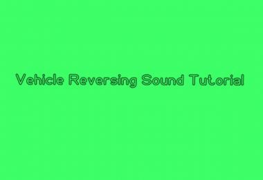 Vehicle Reversing Sound Tutorial