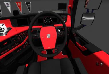 Volvo fh 16 red and black interior 1.22.x