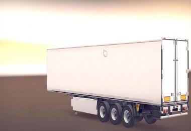 White Coolliner Trailer with new Russian Cargos v1.1