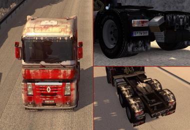Snowy/Dirty Skin for Renault Magnum v1
