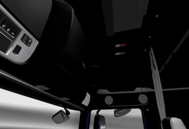 Daf euro6 black and white interior 1.22